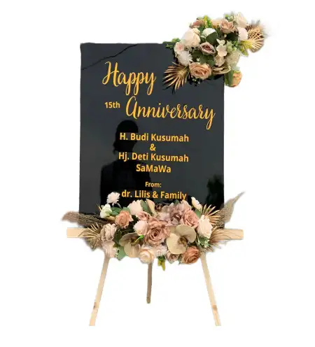 Papan Bunga Akrilik Pelayang Raya