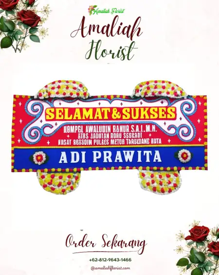 Papan Bunga Ucapan Selamat Pelayang Raya